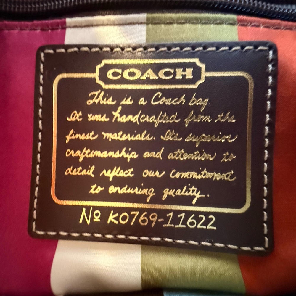 Rare Vintage Coach 11622 Legacy 65th Anniversary Shoulder Bag – Chain Straps - Picture 3 of 16